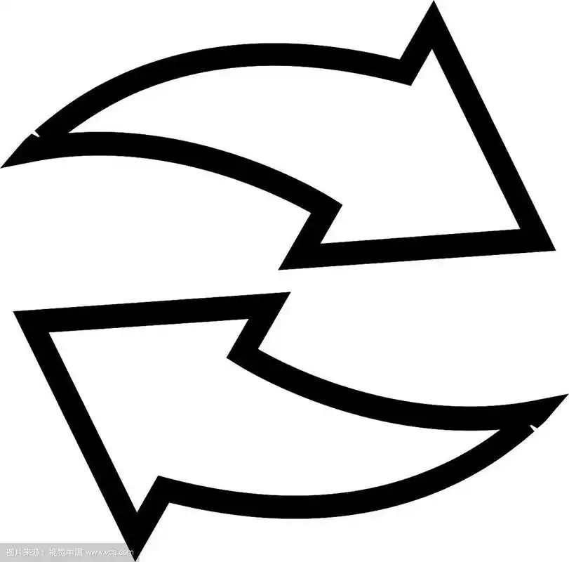 替换箭头轮廓图标