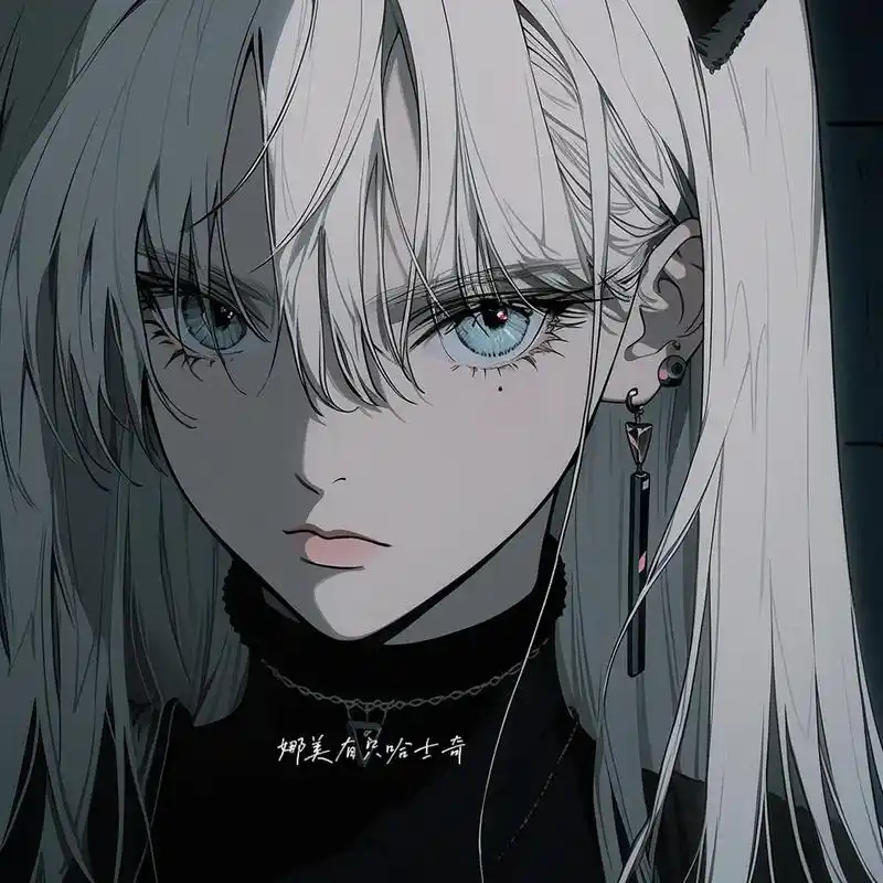 银发拽姐.#动漫女头 #御姐头像 #拽姐头像 #御姐风 #白 - 抖音