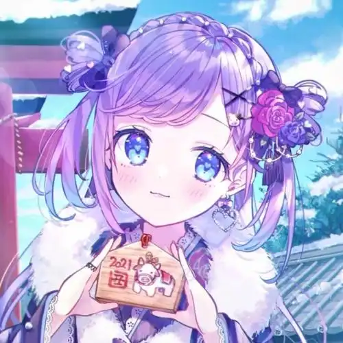 出单:紫色系动漫女头