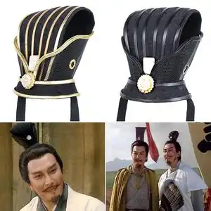 古代男士头冠春秋战国三国演义水浒传男头饰将军配饰帽子演出道具
