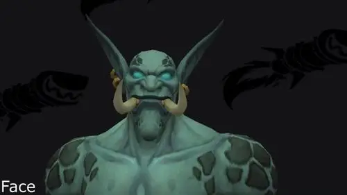 魔兽8.0.1赞达拉巨魔创建选项补足版,纹身獠牙发型发色大更新!