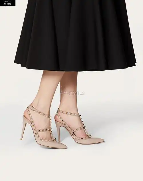 【包邮包税】 valentino华伦天奴 21年春夏 女士 高跟鞋 rockstud