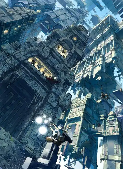 日本插画师一组相当精致的场景插画作品!细致耐心的画风令人佩服