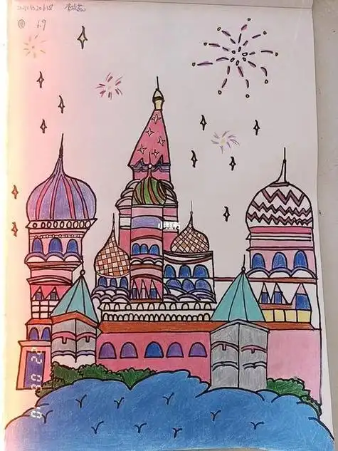 简单漂亮的公主城堡简笔画图片城堡简笔画怎么画每天学一幅简笔画