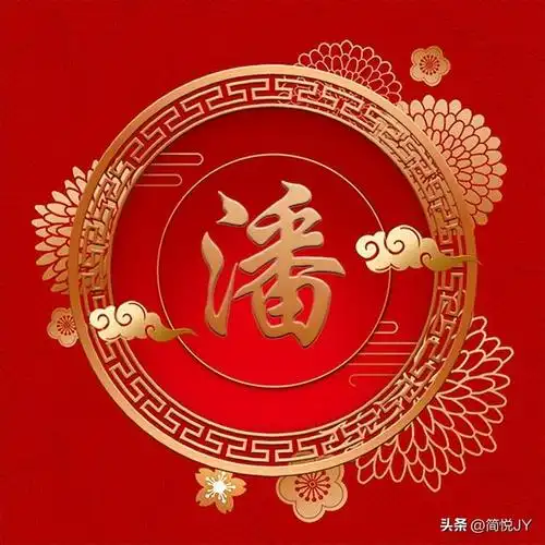 姓氏头像第4期—百家姓微信头像,红色喜庆头像来啦!