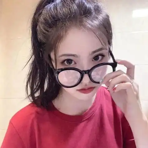 流行女头像带眼镜 女生头像图片大全 -【爱个性】