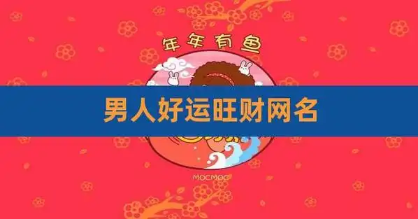 男人好运旺财网名,男人最有财运的网名