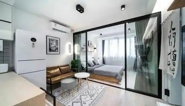 小户型教科书级收纳设计,50㎡两室一厅,将空间运用到极致