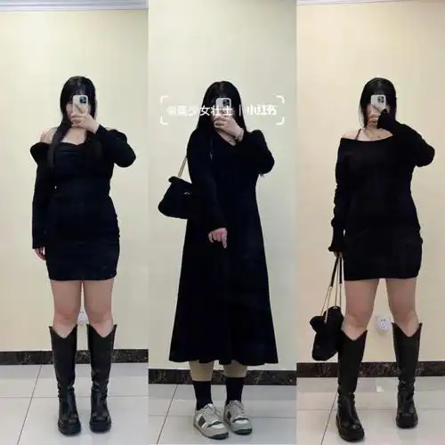 175160斤大码冬季裙装266