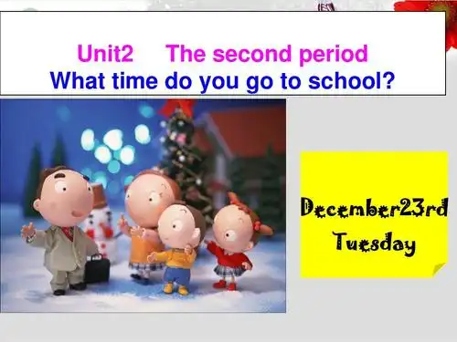 the second period》课件 (新版)人教新目标版ppt