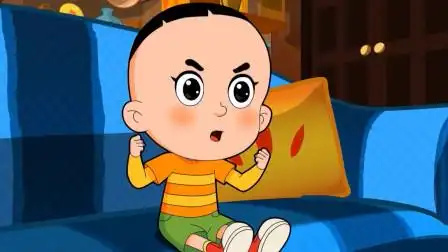 大头儿子在家里养了几天病,结果,自己的角色被同学占去了