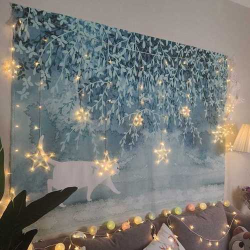 背景图挂布网红直播背景布高级感墙布ins卧室超大墙壁挂毯装饰画