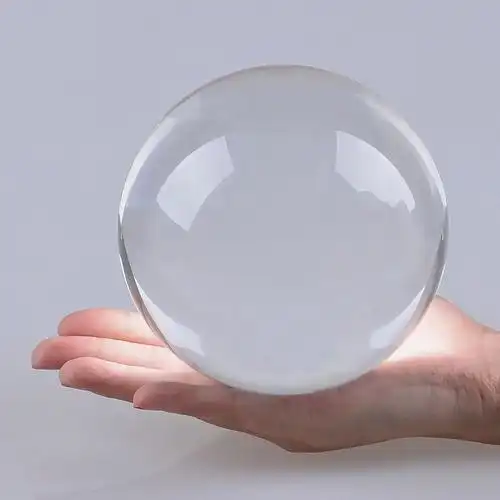 厂家批发k9水晶玻璃球球体摄影镜头球纪念品礼品