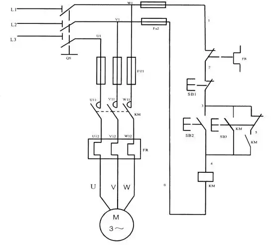 异步电动机单相点动启动控制电路实验