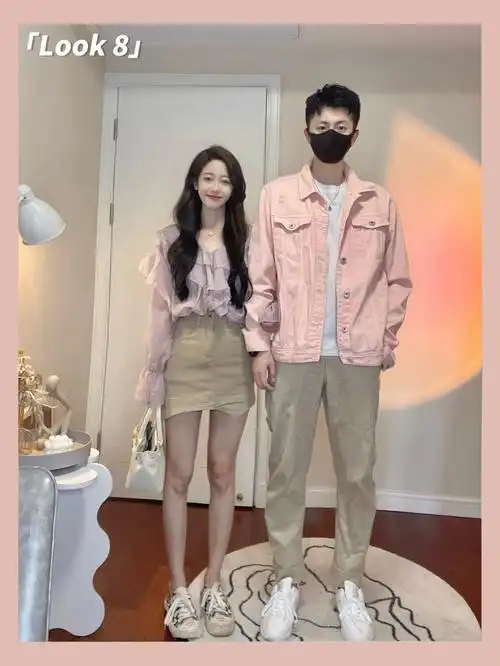 966套春季出游情侣穿搭158180超甜cp