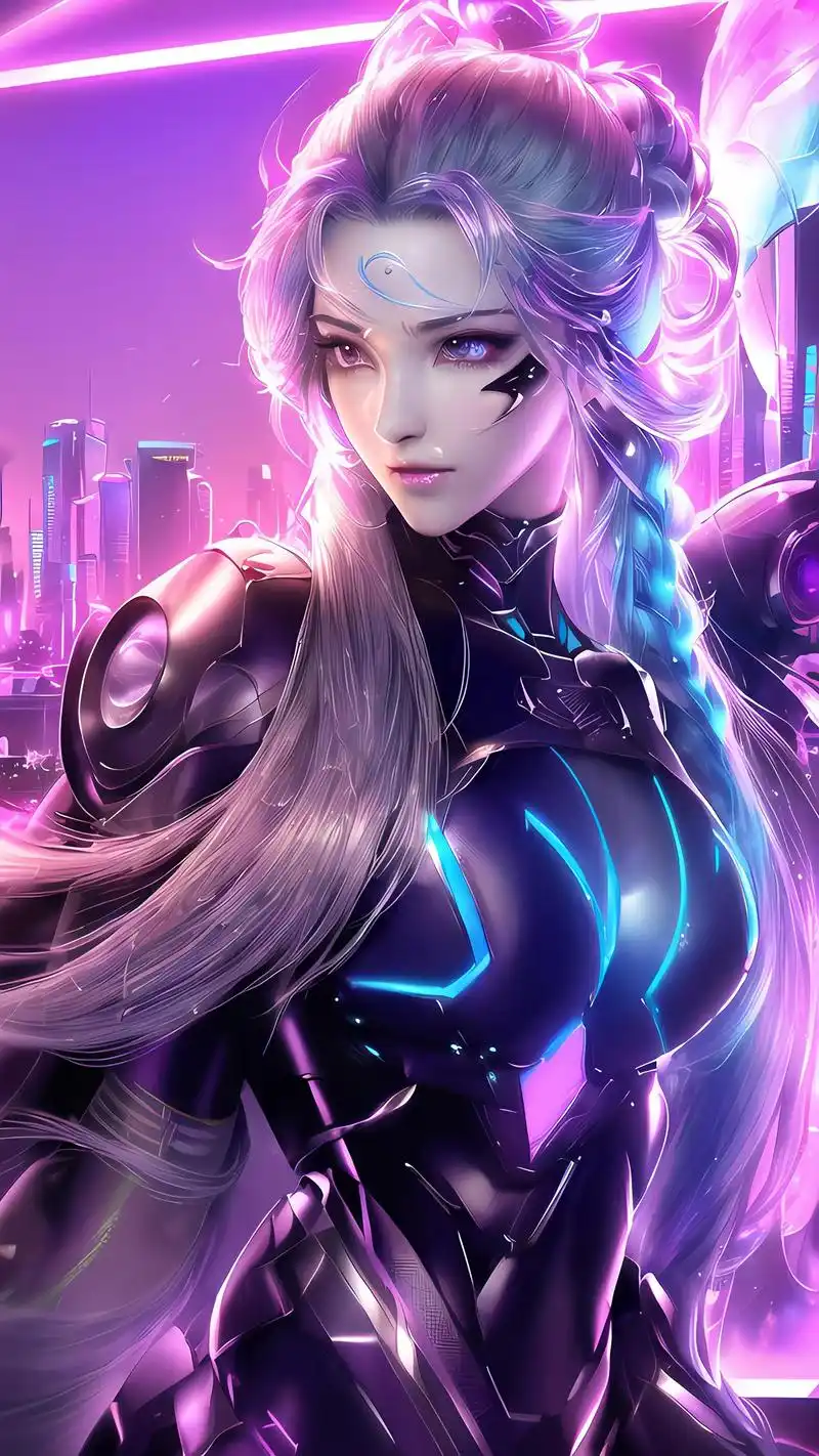 科幻机械风小姐姐.一舞倾城,机械飞升#二次元 #二次元原创  - 抖音