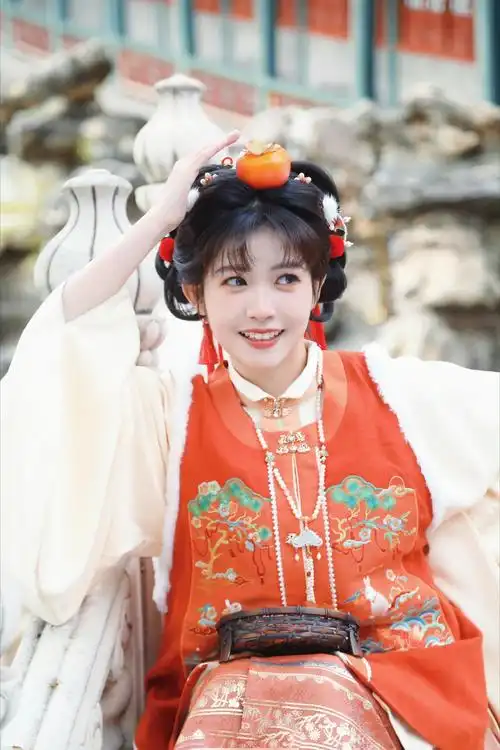 赖美云古装拍摄vlog甜妹真的好适合古装啊