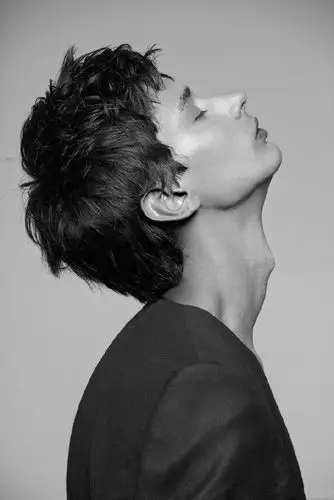 男生侧脸素描参照素材,素描男性侧颜摄影临摹素材