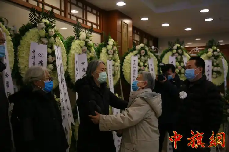 瞿秋白之女瞿独伊同志遗体告别仪式在八宝山殡仪馆兰厅举行