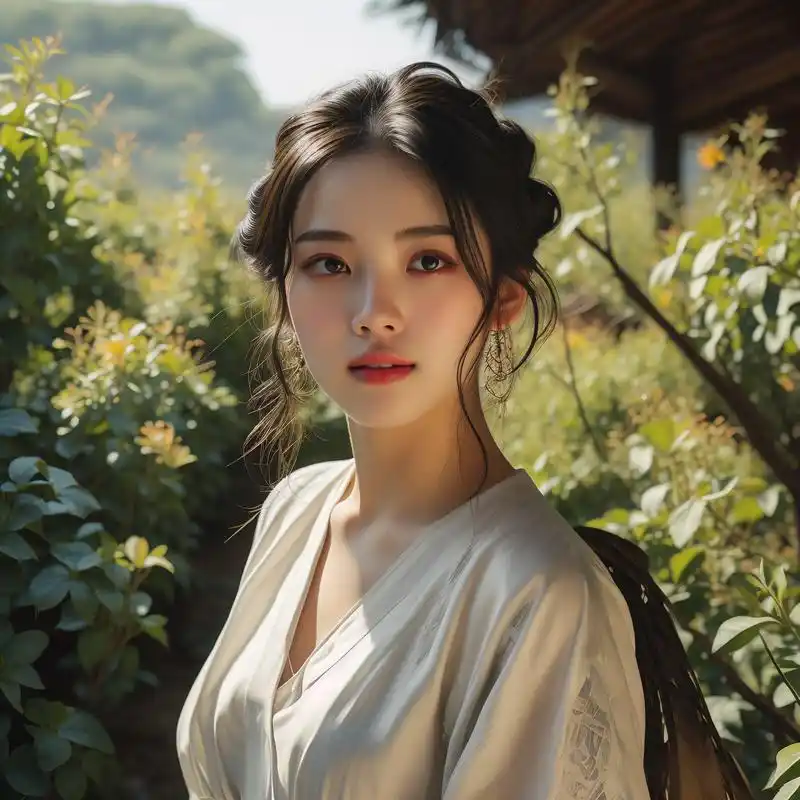 94绿茶风女头,清新脱俗的你95 夏日炎炎,换上一款绿茶风女生头像