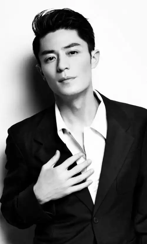 霍建华 壁纸 黑白