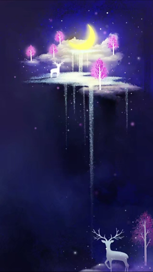 唯美 梦幻 清新 插画 平铺 - 堆糖,美图壁纸兴趣社区