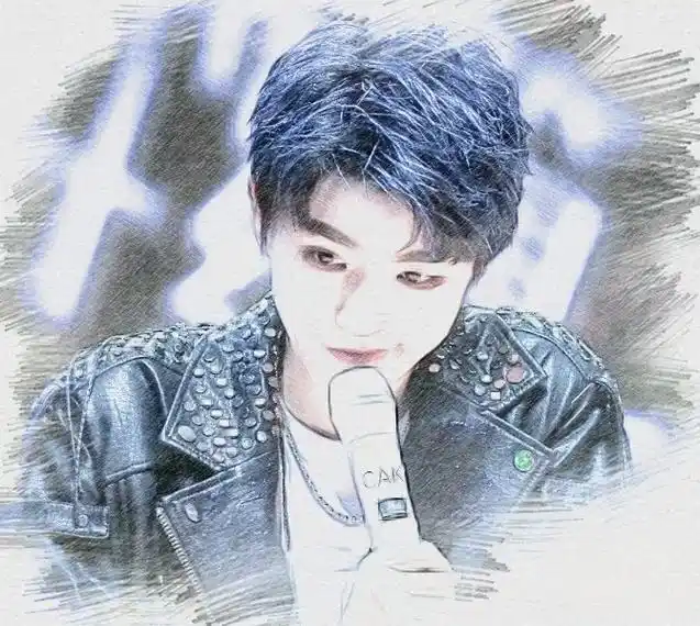 小凯的素描壁纸来了.本人原创,想要的私信.#王俊凯 #小螃蟹 - 抖音