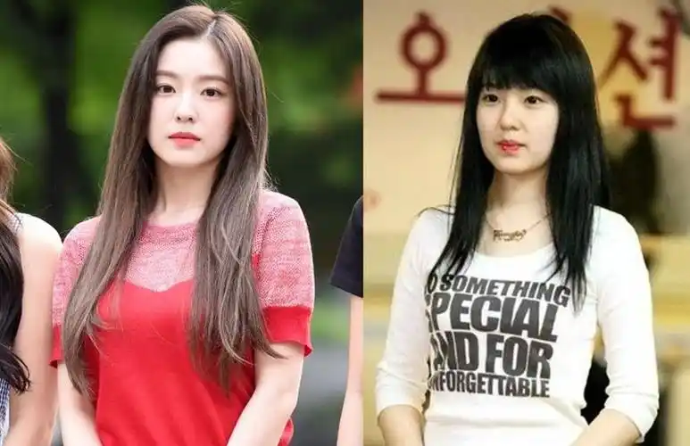 9位偶像近照vs旧照,润娥,iu天生美貌,irene,惠利差好多