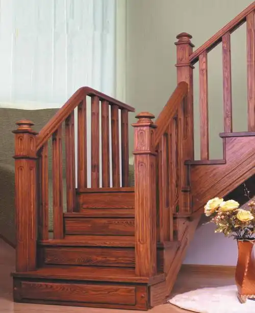 实心防腐木扶手