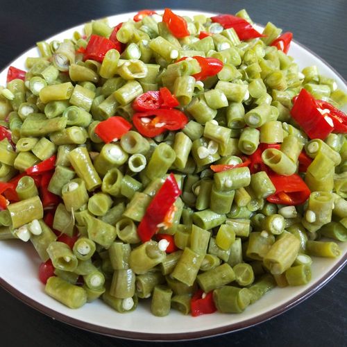 湖南湘西特产酸豇豆500g酸菜豆角辣子老坛腌泡菜长酸干豆贵州四川