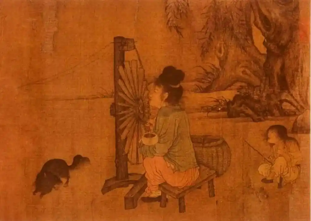 北宋风俗画的代表作之一,北宋真实村妇样貌,不得温饱,满身补丁 - 抖音