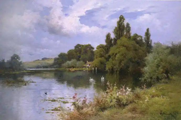 奠定了风景油画的古典主义写实倾向,油画的起源在欧洲,15世纪欧洲的