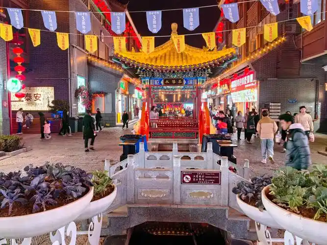 泰安老街:只有三岁,却成网红地标_泰山_美食_灯光