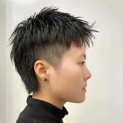 钢夹烫更好打理#日系  #重庆烫发  #重庆剪发  #鲻鱼头  #狼尾发型