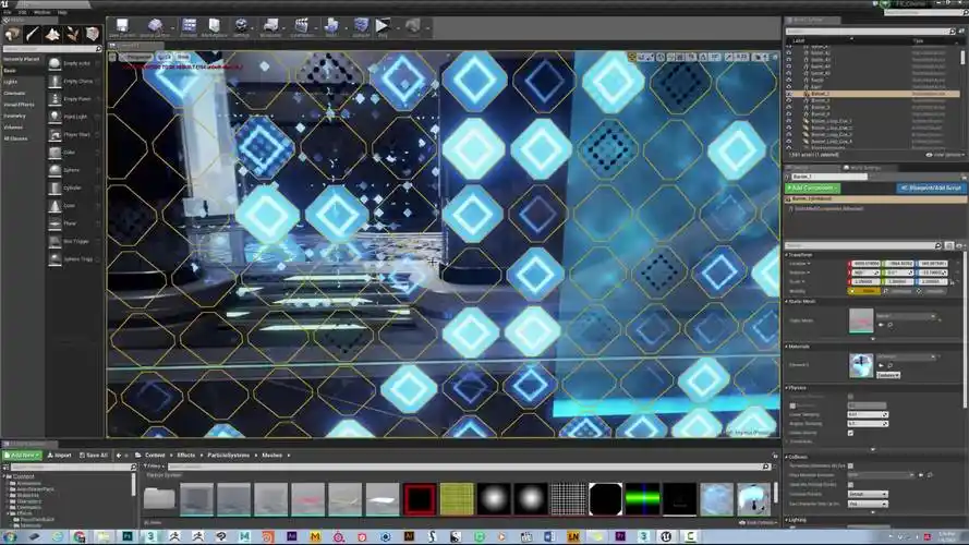 虚幻ue4引擎实时vfx游戏特效之五科幻能量屏障特效