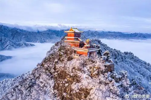 雪后秦岭终南山美如仙境秦岭终南山星轨美如梦幻 - 淘金网