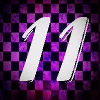 跪求阿拉伯数字11的图片做头像 背景为黑色