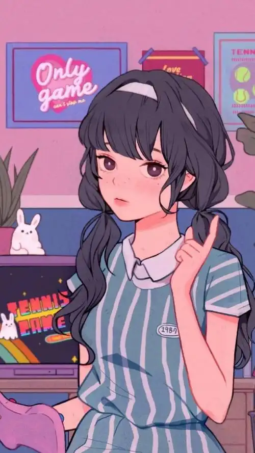 壁纸动漫少女插画