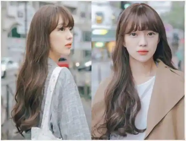 烫发发型图片小卷长烫发空气刘海文艺范十足