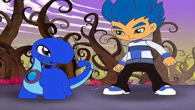 斗龙战士:欧阳零弄掉转转笔,海纳斯用尾巴接住了它,太棒了!