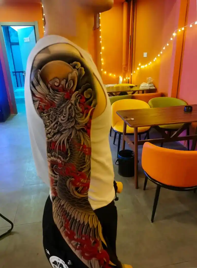 花臂纹身效果图#泰安纹身#花臂纹身 #满背纹身 #纹身图案 - 抖音