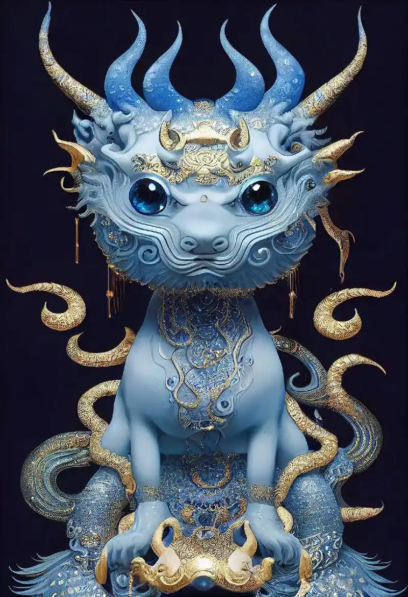 招财麒麟!#成功上岸 #手机壁纸 #麒麟  - 抖音