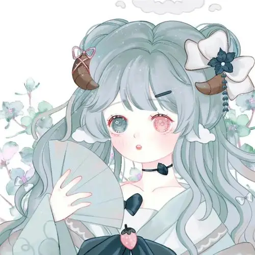 可爱霸气动漫女生头像:万千人,唯你让我一眼就沦陷 - 女生简约动漫