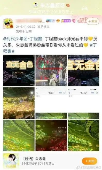 丁程鑫 朱志鑫的黄色灯海,两家在热议应援色