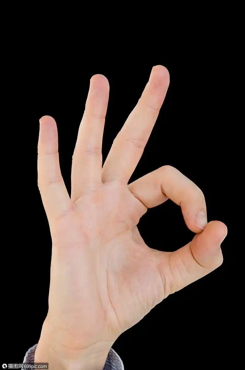 ok手势外国人外国