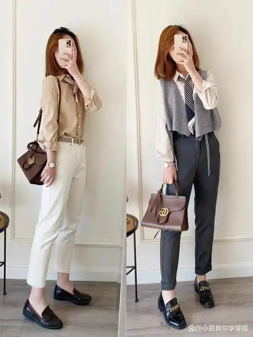 穿衣搭配——春季女生日常上班基础款要怎么穿搭?