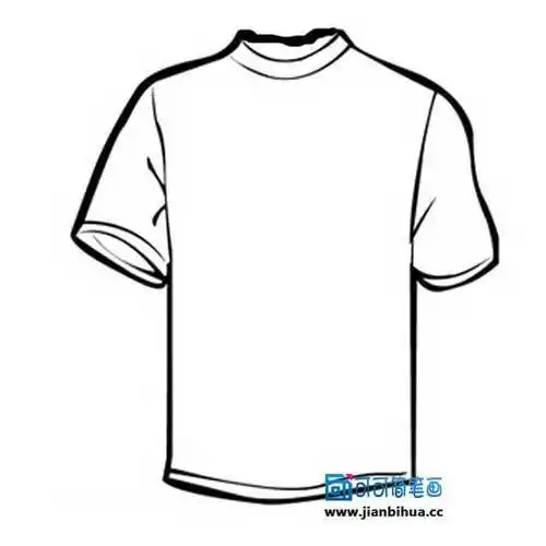 幼儿园亲子t恤简笔画6