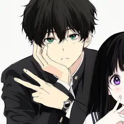 高清日系动漫情侣头像图片大全 超好看的清新甜蜜情侣头像合集_情侣