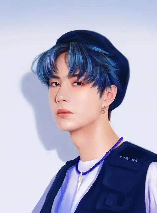 王一博写实头像练习