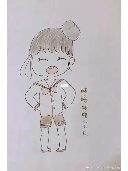 简笔画  #简笔画教程  #可爱简笔画  #儿童简笔画  #小女孩简笔画